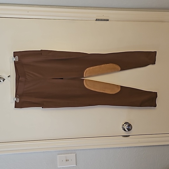 BALEAF Brown Midrise Equestrian Yoga Exercise Leggings NWOT - Picture 5 of 9